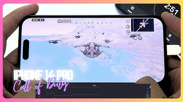 iPhone 14 Pro Call of Duty Mobile Gaming test CODM 2024 | Apple A16 Bionic, 120Hz Display