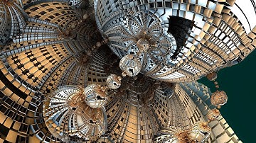 3D FRACTAL ANIMATION: "CHAINED MORPH # 1" (3D FracWorld Series)