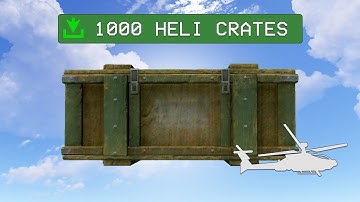 Loot from 1,000 heli crates in Rust
