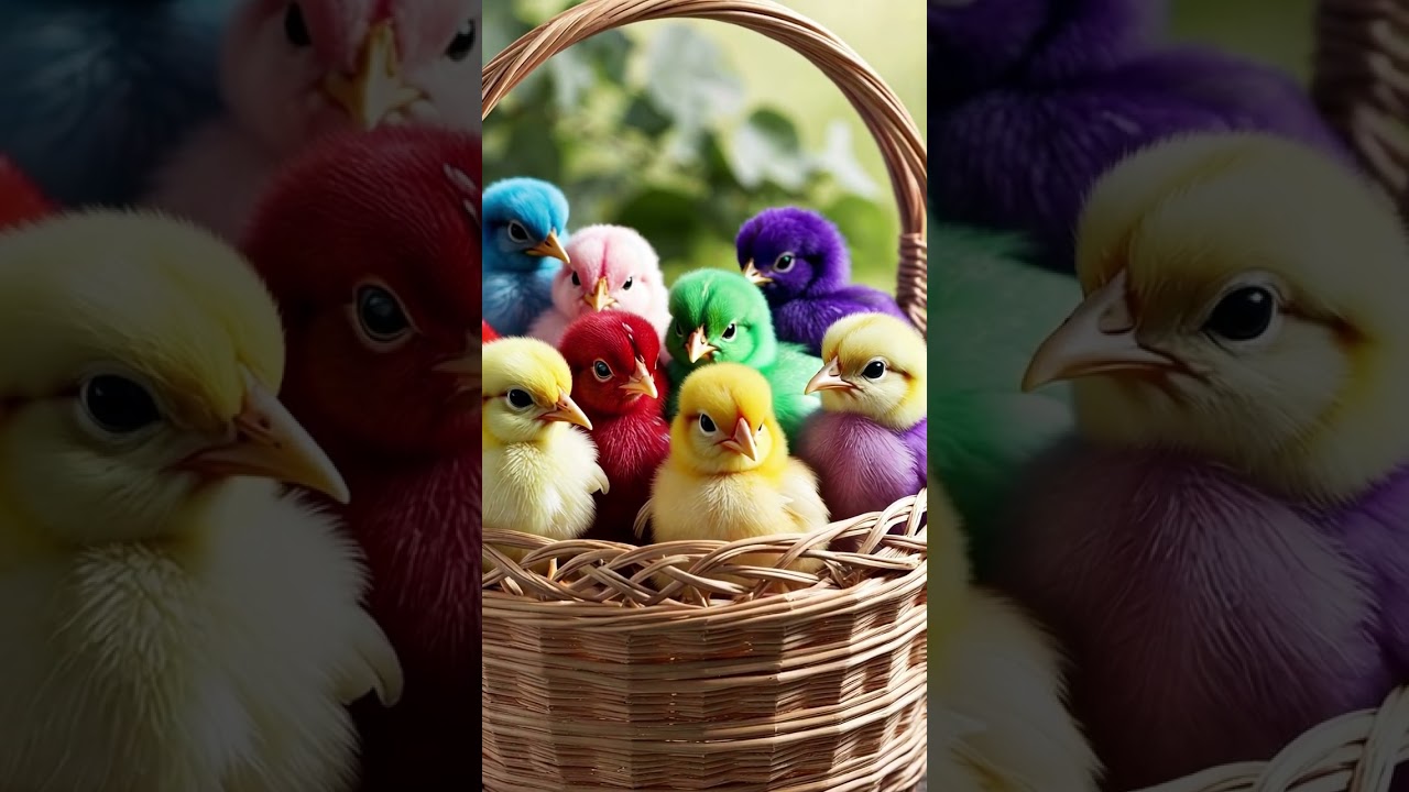 OMG Colour baby chicks | Rainbow chicks 