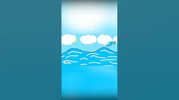 Ocean Wave Animation #shorts #animation #trending