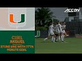 Miami's Cisel Akguel Stuns UNC With A 77th Minute Goal