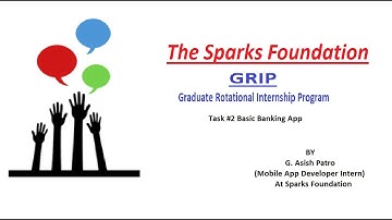 Basic Banking Android Application | Mobile app development task #2 | The Sparks Foundation