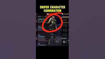 Sniper character combination || CS & BR best character combination in free fire