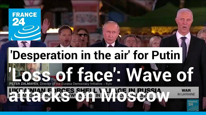 'Desperation in the air': Putin suffers 'significant loss of face' following drone attacks on Moscow