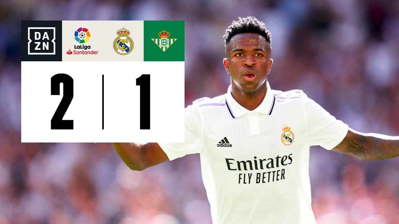 Real Madrid vs Real Betis (2-1) | Resumen y goles | Highlights LaLiga ...