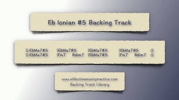Eb Ionian #5 Backing Track