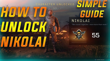 HOW TO UNLOCK NIKOLAI IN CALL OF DUTY BLACK OPS 4 BLACKOUT! ZOMBIE CHARACTERS! COD BO4 BLACKOUT!