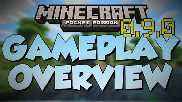 Minecraft Pocket Edition 0.9.0 GAMEPLAY OVERVIEW!