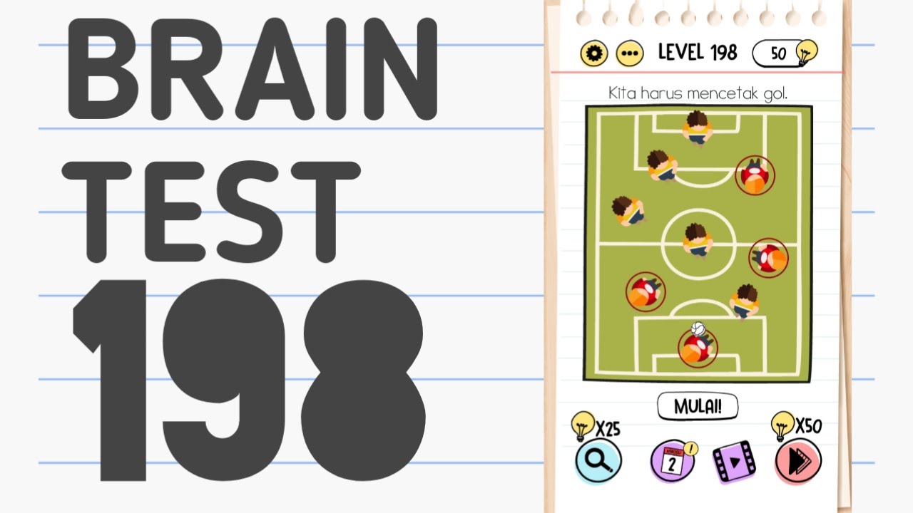 Kita harus mencetak gol (Brain Test Level 198) - CadeMedia