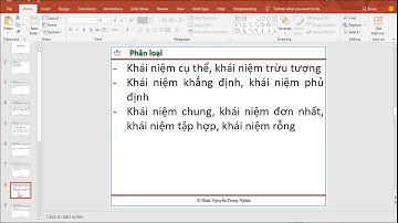 Bài giảng Logic học: Khái niệm phần 1