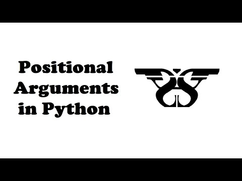 35. Positional Arguments