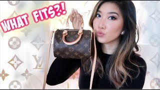 Louis Vuitton Nano Speedy Bag + What it looks like on + What Fits Inside! 