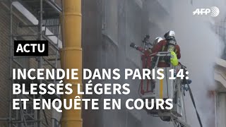 A Paris, une dizaine de blessés dans l'incendie d'un immeuble | AFP