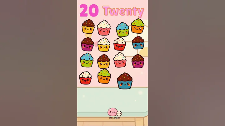 Count the Cupcakes! 🧁 Numbers 1–20 for Kids | Little Mochi Co