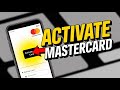 How to activate Mastercard debit card in app - Step by Step