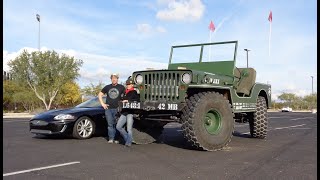 BIG WILLY Biggest Jeep Ever Built 1942 Willys MB & Engine Sound  My Car Story with Lou Costabile