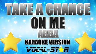 ABBA - Take A Chance On Me | With Lyrics HD Vocal Star Karaoke 4K