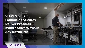 VIAVI mobile calibration services deliver precision maintenance without any downtime!