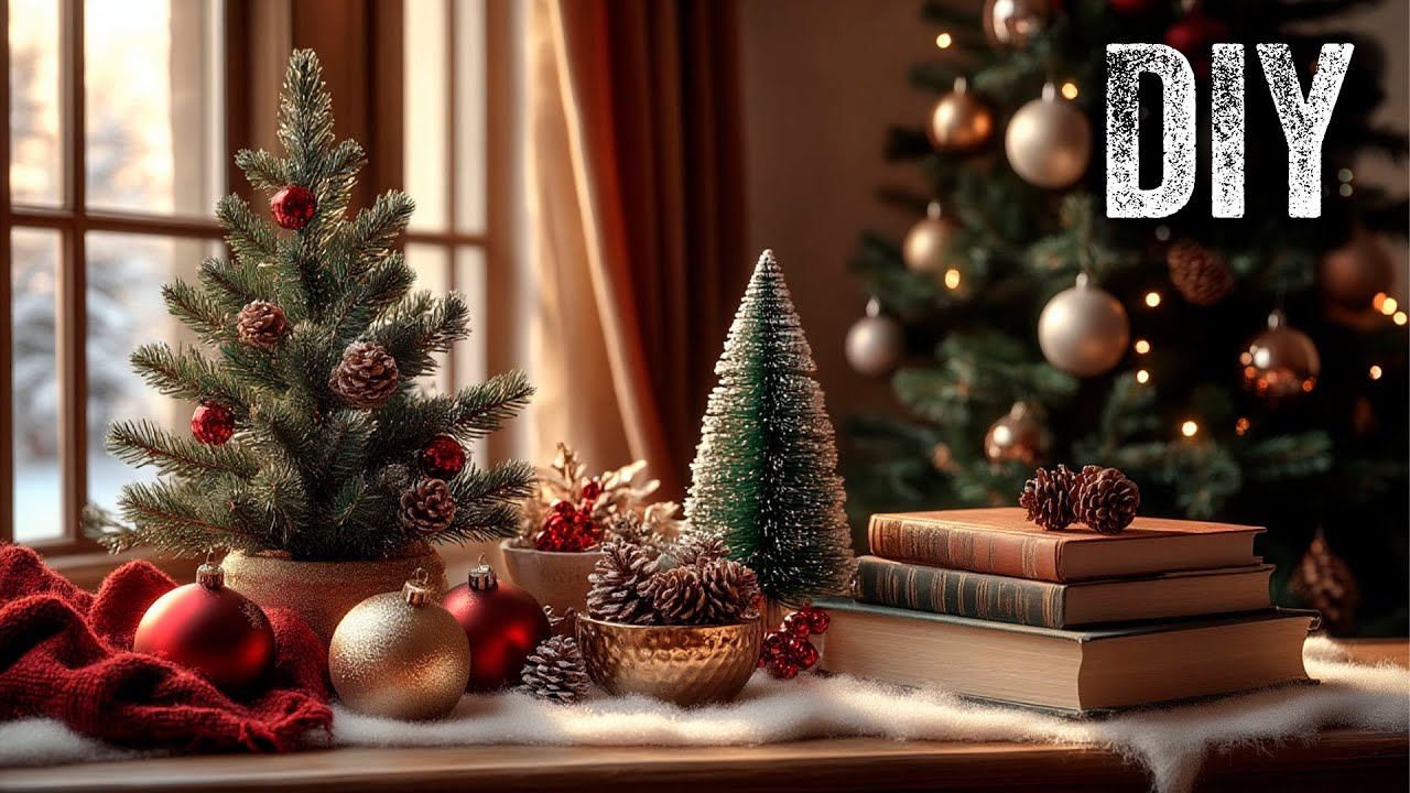 🎄НОВОГОДНИЕ ПОДЕЛКИ СВОИМИ РУКАМИ. НОВОГОДНЯЯ КОМПОЗИЦИЯ. Новогодний декор 2026 DIY Christmas crafts