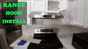 Installing a Zline Range Hood