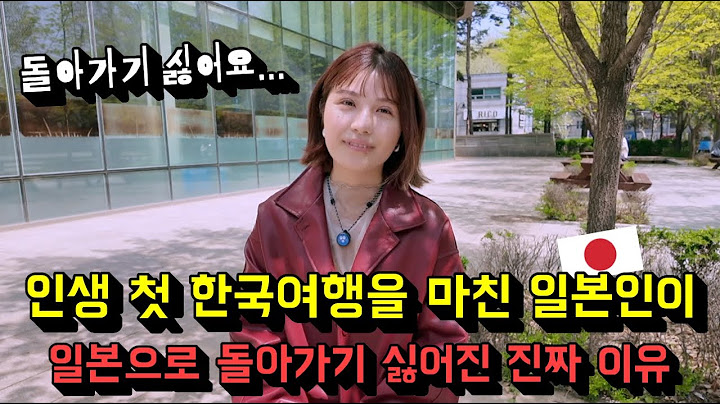 인생 첫 2박3일 한국 여행을 마친 일본인이 일본으로 돌아가기 싫어진 진짜 이유