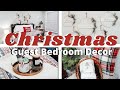 COZY CHRISTMAS DECORATE WITH ME 2020 | GUEST BEDROOM | HOW TO MAKE YOUR GUESTS FEEL WELCOME