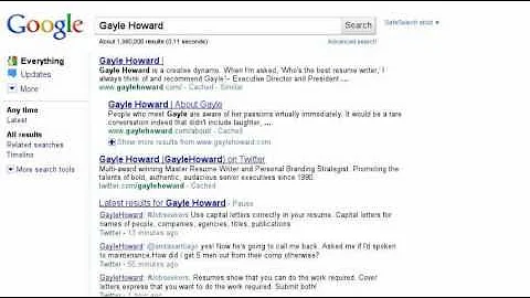 Searching for Gayle Howard