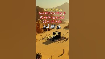 سورة الاخلاص #allah #اكسبلور #المصحف #god #لايك #الله #دويتو #حالات_واتس #مؤمنون #islam #duet #happy