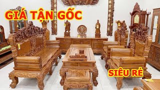 SIÊU RẺ!!bộ bàn ghế gỗ hương đá giá chỉ 21tr800