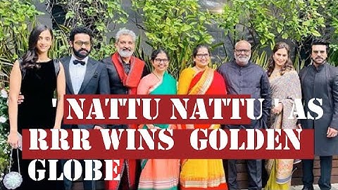 First Time in History India wins Golden Globe - Award | RRR Naatu Naatu Won Golden Globe 2023 | RRR