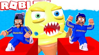 CUIDADO COM O SORVETE GIGANTE NO ROBLOX - Brancoala Games