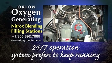 Orion Oxygen Generating, Nitrox Blending and Filling Stations