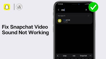 How To Fix Snapchat Video Sound Not Working (2024)