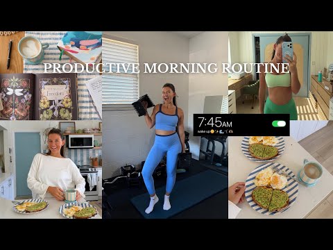 7:45AM *PRODUCTIVE* morning routine: realistic pregnancy edition