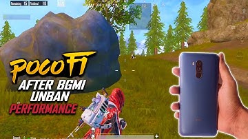 POCO F1 BGMI GAMEPLAY AFTER UNBAN || POCO F1 CUSTOMER ROM PERFORMANCE 🙀