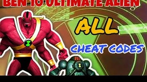 All cheats codes and their effects of ben 10 ultimate alien cosmic destruction |||#OP APIC GAMER