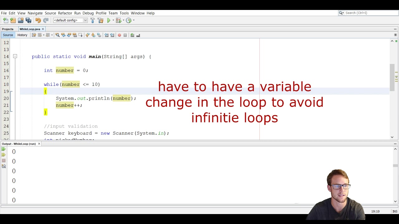 How to code the while loop in Java 2019 - Beginner - YouTube