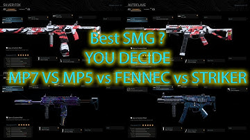BEST SMG FOR WARZONE ? MP7 VS MP5 VS FENNEC VS STRIKE .. WARZONE SETUPS AND GAMEPLAY OF ALL 4 SMG