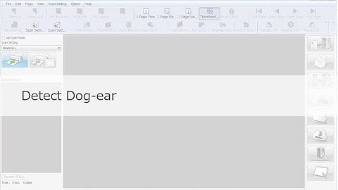 Panasonic "Image Capture Plus" Demo - Detect Dog-ear