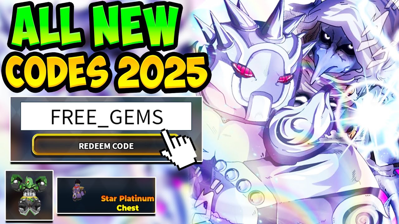 ALL WORKING YOUR BIZARRE ADVENTURE CODES ROBLOX - All New YBA Codes 2025! - YouTube