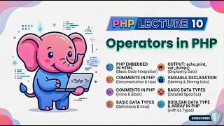 PHP || LECTURE -10 || Operators and its types in PHP || #phptutorials #phpforbeginners #joait26001