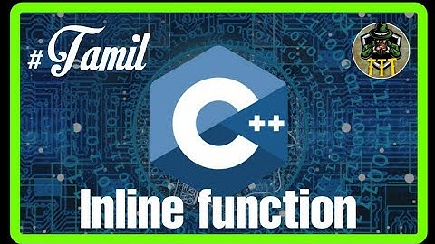 Inline function in C++ | C++ programming language | C++ full course.