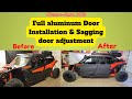 Full Aluminum door Installation Can-Am Maverick X3 - Door sagging adjustment