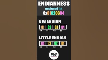 Big Endian and Little Endian  - Bit Manipulation #Shorts