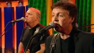 Paul McCartney with David Gilmour - All Shook Up (live) - Parkinson - December 1999