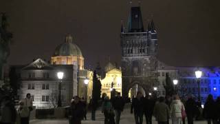 Romantik !! Prag ( romantische aber sehr kalte Dezembernacht in Prag auf der Karlsbruecke)