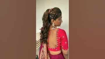 hair style girl | new makeup trends 2022 #indian makeup #shorts #ytshorts #viral