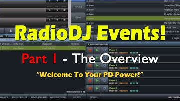 RadioDJ Event Scheduler Introduction