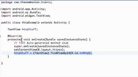 Android Application Development   147   Introduction to HttpClient